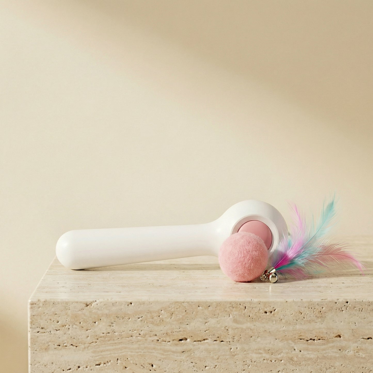 Cat Retractable Stick Feather Toy